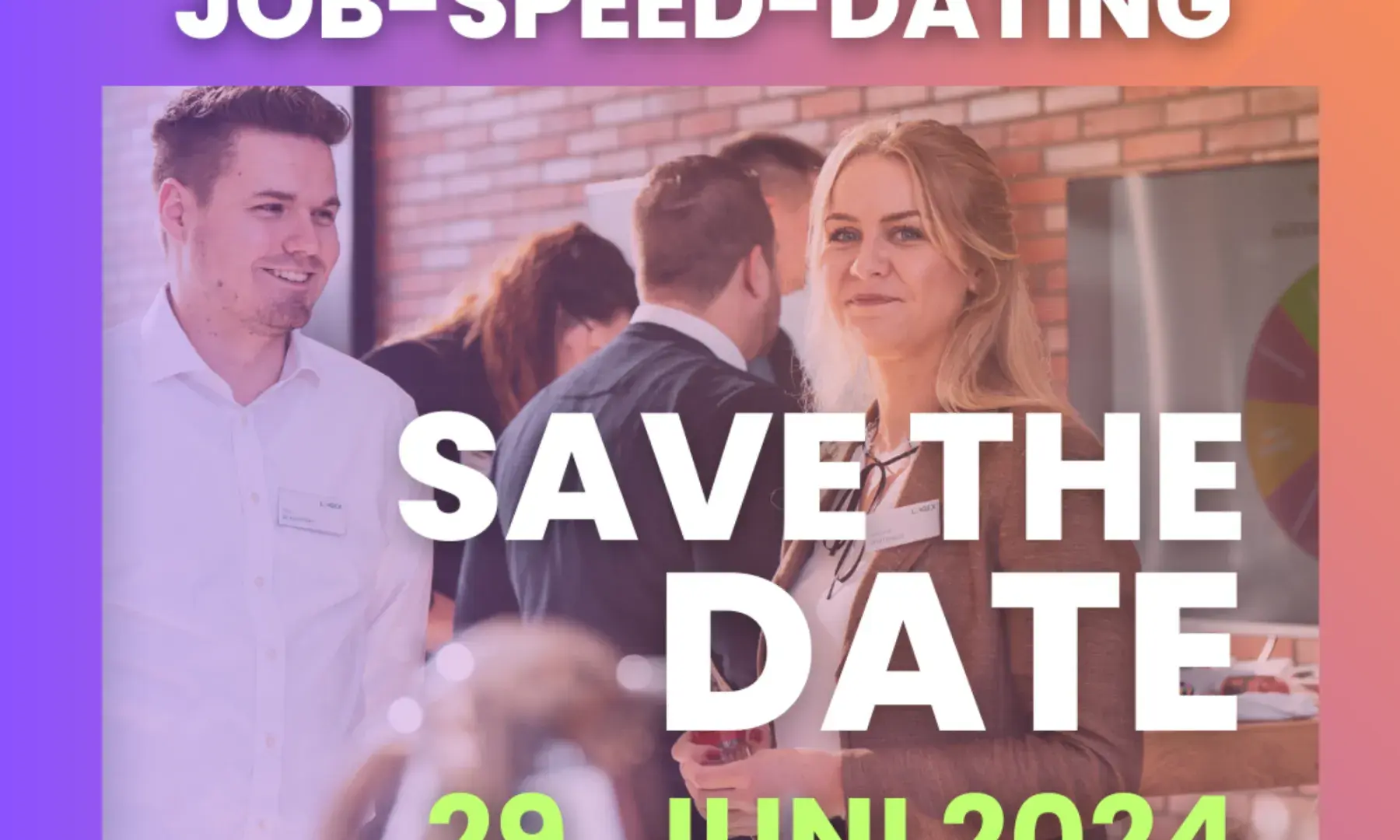 SAVE THE DATE | 29.06.2024 Job-Speed-Dating in Nordkirchen